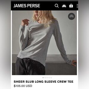 James Perse long sleeve shirt